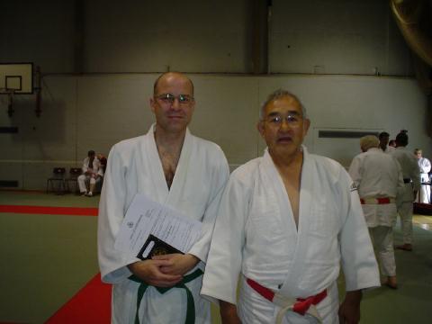 David receiving his FPJ1 from Hosaka Sensei 8th Dan Kodokan